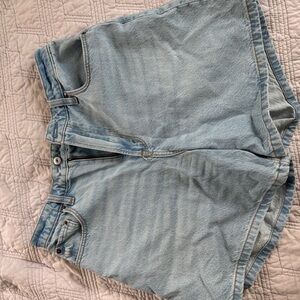 Abercrombie & Fitch High Rise Denim Shorts